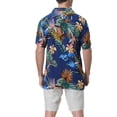 thumbnail image 6 of Damipow Hawaiian Shirts for Men Short Sleeve Aloha Beach Shirt Floral Summer Casual Button Down Shirts(S-2XL), 6 of 6