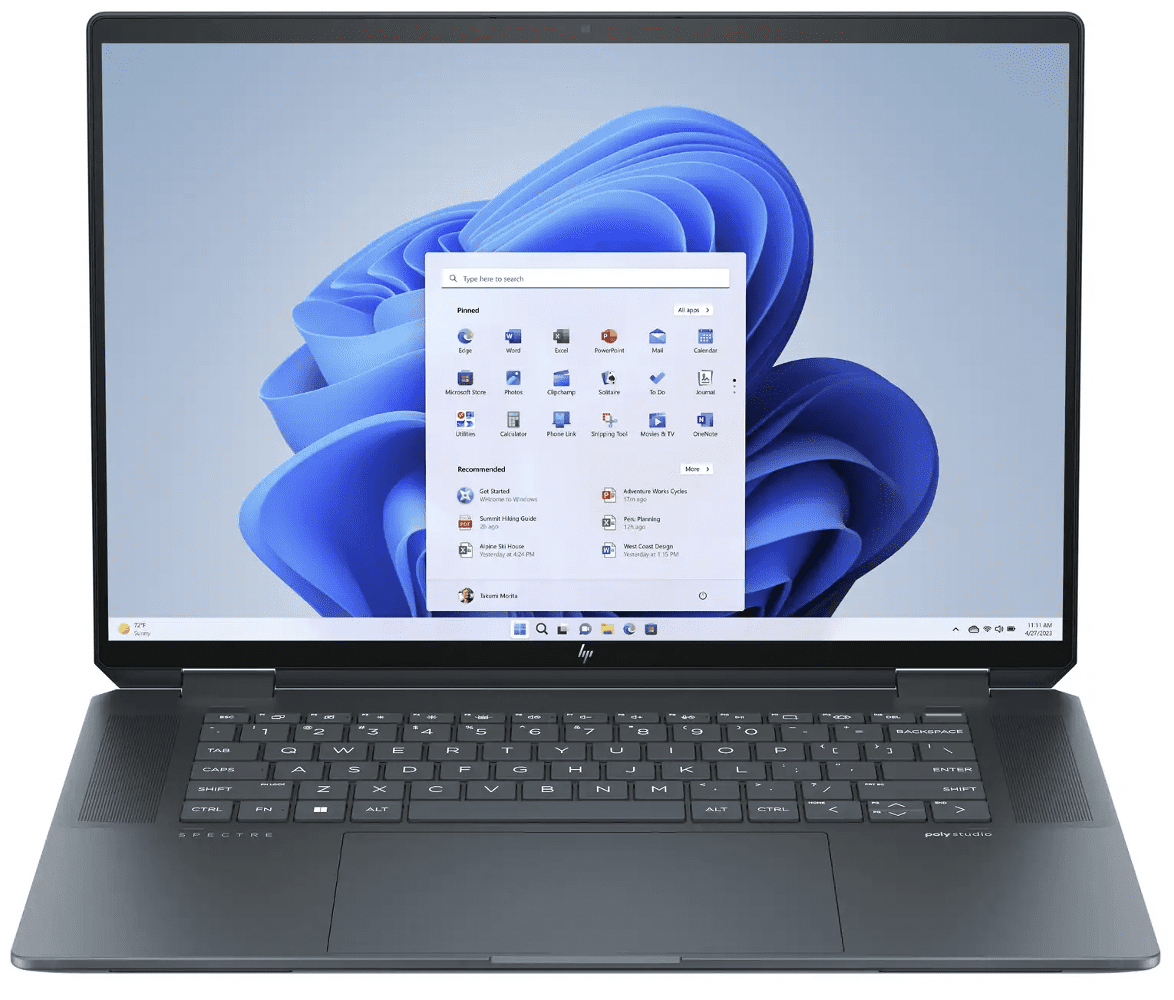 ★2in1★HP Spectre X360 16GB 512GB _1006 HP Spectre x360 AI Powered 2-in-1 Laptop 16.0in Touchscreen OLED