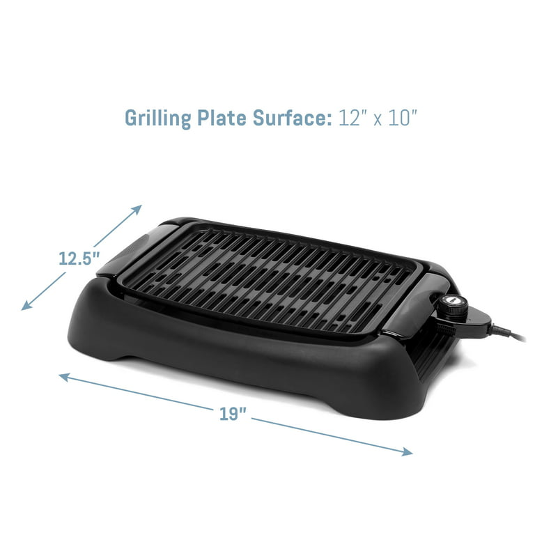22.83 W x 18.7 D Portable Indoor/Outdoor Use Countertop Electric Grill JOYDING