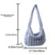 thumbnail image 4 of Bolsos Cruzados Bolsos Cruzados Bolso cruzadas con patrón de celosía acolchada de algodón de gran capacidad para el trabajo (azul), 4 of 8