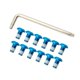 thumbnail image 1 of 12Pcs MUQZI T25 M5 Bicycle Disc Screws Brake Rotor Bolts for Road Mountain Bike 26-27s, 1 of 5