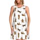 thumbnail image 1 of Easygdp German Shepherd Dog para Vestido Transpirable de Mujer, Vestido Suelto de Manga Corta con Pliegues y Bolsillos para el Verano, 1 of 7