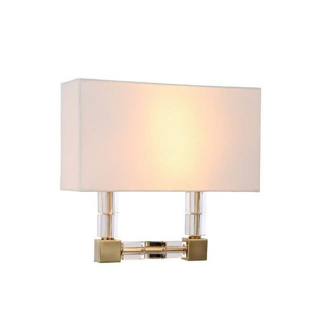 Elegant Lighting Cristal 13" 2 Light Wall Sconce