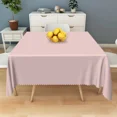 thumbnail image 4 of Tchckioa Pastel Pink Square Tablecloth,Waterproof Table Cloth for Kitchen,70x70 Inch, 4 of 6