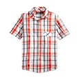 thumbnail image 1 of Sean John Mens SS Plaid Button Up Camisa, Rojo, Mediano Sean John Botones al frente, 1 of 2