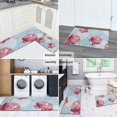 thumbnail image 5 of Pioneer Flower Floral Print Pattern Kitchen Rugs Sets Of 2,Anti Fatigue Kitchen Mat Rugs Non Slip Washable,Decorative Kitchen Floor Mats for Kitchen,Sink,Laundry,17"x30"+17"x47", 5 of 7
