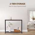 Bestco Console Table with Low Shelf for Entryway Living Room Hallway 39 ...