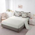 thumbnail image 3 of Manfei Cartoon Rv 7pcs Queen Bedding,Cute Camping Print Bedding Comforter Set Queen,Beige,Light Gray Reversible, 3 of 7