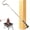 Silver-A, variant on Meat Flipper, Grill Hooks for Turning, Heavy Duty Stainless Steel BBQ Turner Hooks with Long Handle for Flipping Ribs, Pork Shoulder, Roast on Smoker Grilling (#B)
