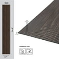 thumbnail image 5 of MG-2013 Rounded Mini Slats Wenge 94.5 in x 12 in Polystyrene Wood Slat Walls (78.8 Sq.ft / Pack) - 10 Pieces, 5 of 5