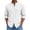 A-White, variant on Tops for Men Cotton Linen Long Sleeve Chest Pocket Button Down Shirt