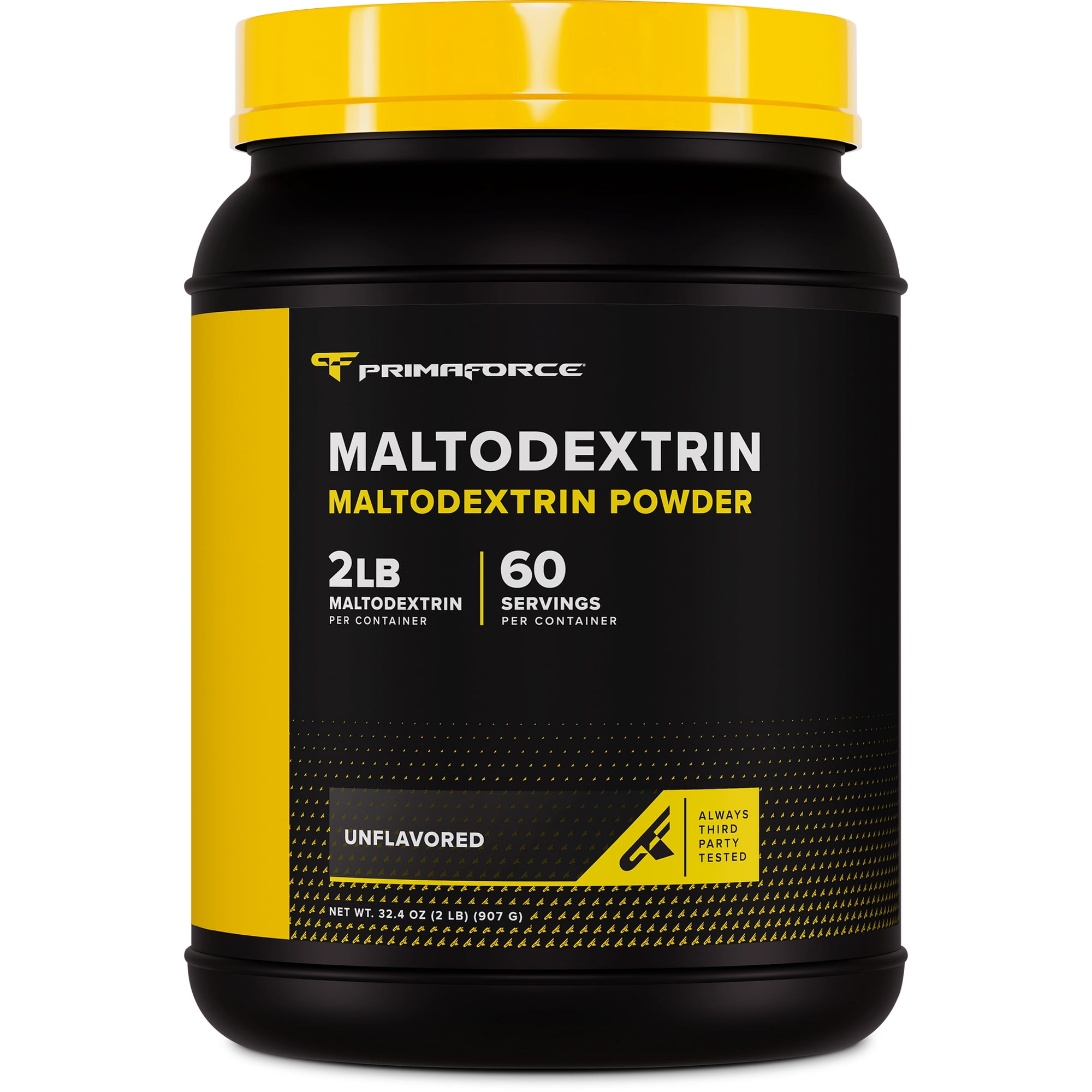 Primaforce Maltodextrin Powder (2 Pounds, Unflavored) - Food Grade Maltodextrin Powder for Increased Workout Energy, Gain & Endurance