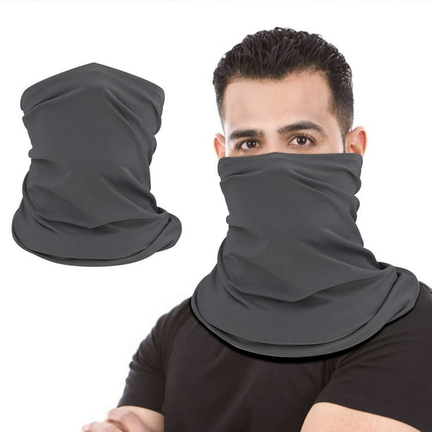 Fiudx Bufanda Deportiva, Bandana Transpirable para Ciclismo Al Aire Libre, Polaina Suave Estilo Punk para El Cuello, Mascarilla de Protección Solar Uv, para Hombre y Mujer, Impregnable para Primavera