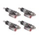 thumbnail image 1 of Amortiguadores de Aluminio Bewildely Paquete de 4 para Coche RC Reemplazo para Axial SCX10/D90, 1 of 6
