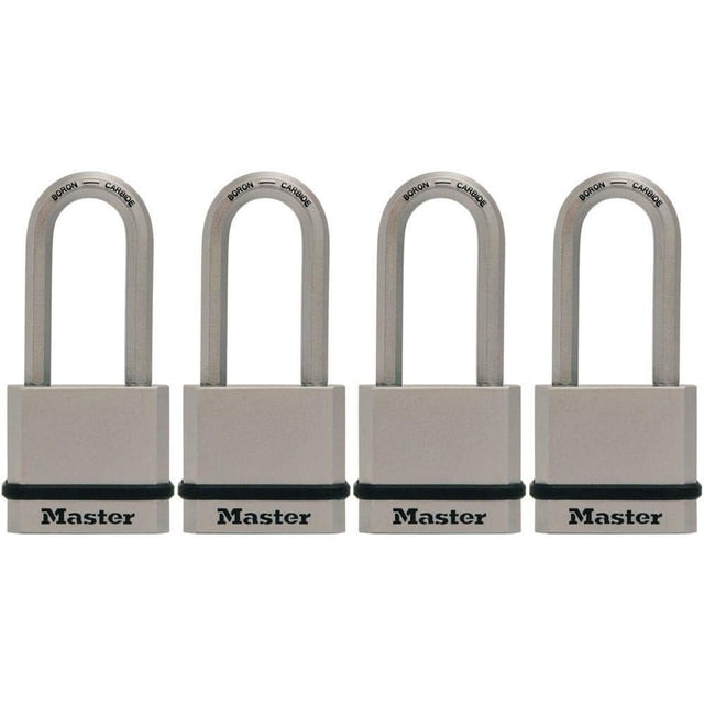 Candado de Acero Macizo Master Lock 5 cm Keyed Alike Paquete de 4