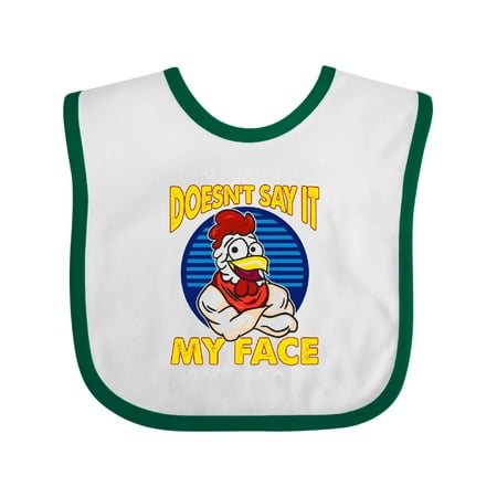 

Inktastic Rooster Gift Baby Boy or Baby Girl Bib