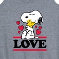 thumbnail image 3 of Peanuts - Love Snoopy Woodstock - Women's Racerback Tank Top, 3 of 6