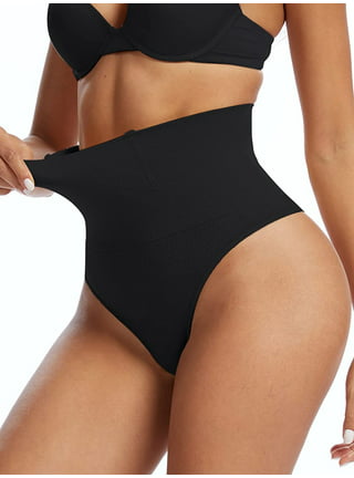 FITVALEN Thong Shapewear for Women Tummy Control Panties High
