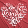thumbnail image 2 of Womens Funny T Shirts Love Script Heart Cute Valentines Day Tee For Ladies Womens Graphic Tees, 2 of 9