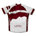 thumbnail image 2 of Latvia Flag Short Sleeve Cycling Jersey  for Women - Size XS, 2 of 3