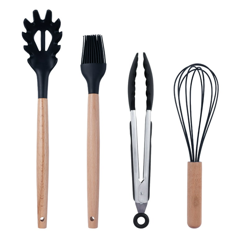 ✨Brand New ✨High Quality Silicone Utensils Set ( Non-Stick)- Black Color - Cooking  Utensils, Facebook Marketplace