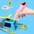 thumbnail image 5 of Lápiz 3D para crear, dibujar objetos 3D, filamento PCL 1,75 mm, baja temperatura, USB incluido, seguro para niños, Rosa, 5 of 5