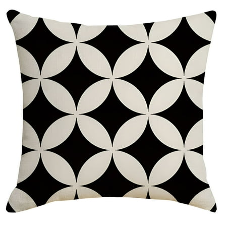 LAMIRO Taupe Pillows Decorative Throw Pillows Black White Waterproof Hugging Pillow Household Design Pattern Sand Pillow 4 Standard Pillows