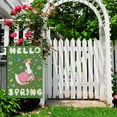 thumbnail image 5 of Hello Spring House Flags for Outdoor Decoration, Funny Goose with Flowers Large Yard Flag,Seasonal Decorative Decor for Holiday Summer Outside 28x40 Inch Vertical Double Sided, 5 of 10