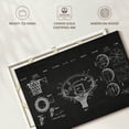 thumbnail image 6 of Elephant Stock Basketball Patents Wall Art - Horizontal Canvas Wall Art - Living Room Wall Decor - Sports Canvas - Gray And Black Decor - 12" x 8", 6 of 8