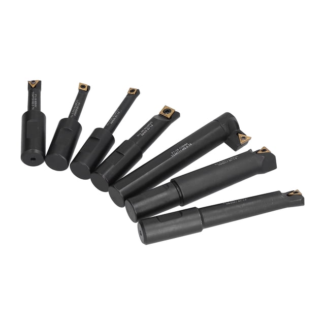 Herramienta de mandrilado, 7 piezas, soporte de barra de torneado de 18 mm, herramienta de mandrilado de vástago redondo, calidad superior