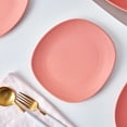thumbnail image 6 of Stone + Lain Delilah Porcelain Collection Dish Set, 6 Salad Plates Service for 6, Terracotta, 6 of 6
