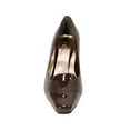 thumbnail image 2 of PEERAGE Shannon Women Extra Wide Width Square Closed Toe Mid-Heel Pump BROWN 10.5, 2 of 6