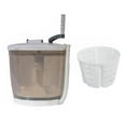 thumbnail image 2 of Rongfmy Hand Operated Clothes Washer Mini Hand Cranked Washing Machine for Household Gray, 2 of 9