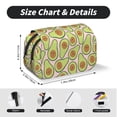 thumbnail image 5 of Sikiie Cute Avocado Print Flip Double-layer Pencil Case, All-purpose Stationery Bag for Study and Office, Zipper Design, Unisex, 5 of 7