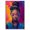 Silver Frame, variant on Bold Colorful Braids Canvas Glam Portraits by Art Remedy, White Frame, 36 x 54