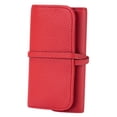 thumbnail image 1 of Estuche organizador de joyas para pendientes, de viaje, portátil, de piel sintética, para mujer, regalo práctico Rojo, 1 of 9