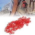 thumbnail image 3 of Crafts Lobster Clasp, Lobster Clasp Mini Key Chain Lobster Clasp Flexible  for Friends for Key Dark Red 50pcs, 3 of 7