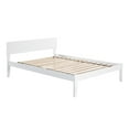 thumbnail image 3 of AFI Orlando King Platform Bed with Open Footboard and Turbo Charger in Walnut-Finish:White, 3 of 5