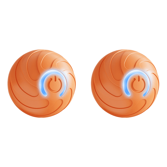 Pelota Interactiva para Gatos Rodante Automática Gatitos Interior () Naranja