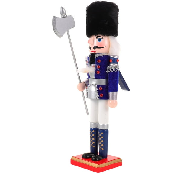 Raindrops Wood Nutcracker Crafts Ornament Cute and Interesting Appearance for Home Decor 1Pcs