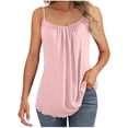 thumbnail image 4 of Camisola de manga corta para mujer, ropa interior holgada con cuello en V y color liso, de poliéster, 4 of 9