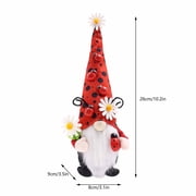 Teissuly Spring Faceless Old Man Faceless Doll Sitting Figure Creative Faceless Old Man Holiday Gift Ornament