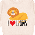 thumbnail image 3 of Inktastic I Love Lions Toddler Sweatshirt, 3 of 4