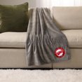 thumbnail image 1 of NHL, NBA, MLB Grey Sports Throw Blanket, 50" x 60", 1 of 5