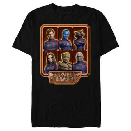 Marvel Guardians of the Galaxy Volume 3 Team Alien Logo – Short Sleeve Blended T-Shirt for Adults – Customized-Black