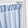 thumbnail image 2 of Nvzi Cortinas transparentes con textura, paneles transparentes que aportan privacidad, luz y amplitud al dormitorio, sala de estar, patio, puerta de vidrio (2 piezas, 40,1 x 53,9 pulgadas, A39), 2 of 5