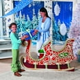 Fun Express Santa's Sleigh Cardboard StandUp, Christmas Decoration, 60