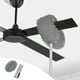 thumbnail image 1 of Plumero para ventilador de techo, plumeros para limpieza, plumero de microfibra con extensión de 47 pulgadas, plumero para limpiar ventiladores de techo, techos altos, muebles, techos interiores, 1 of 7