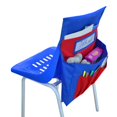 thumbnail image 4 of Durable Chair Back Pocket School Seat Storage Bag with Label Slot Multiple Pocket Chair Back Pocket Suitable for School Home Classroom, 4 of 9