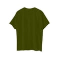 thumbnail image 3 of NAMTYQX Fall Shirts for Women 2025 mit Print Plus Size Short Sleeve Soft Comfy Cute Print Crewneck Stretchy Womens Graphic Tees Army Green Size L, 3 of 4